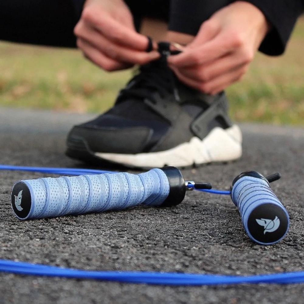 Adjustable CrossFit Speed Training Jump Rope Blue - Picture 1 of 8